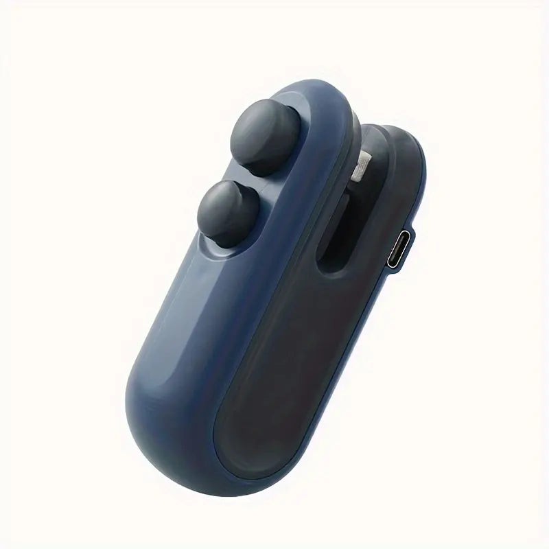 Remifa® Mini snack bag sealing machine,2 in 1 heat USB rechargeable snack bag selaer,plastic Electric bag sealers, keep food fresh. Portable Sealer Picnics