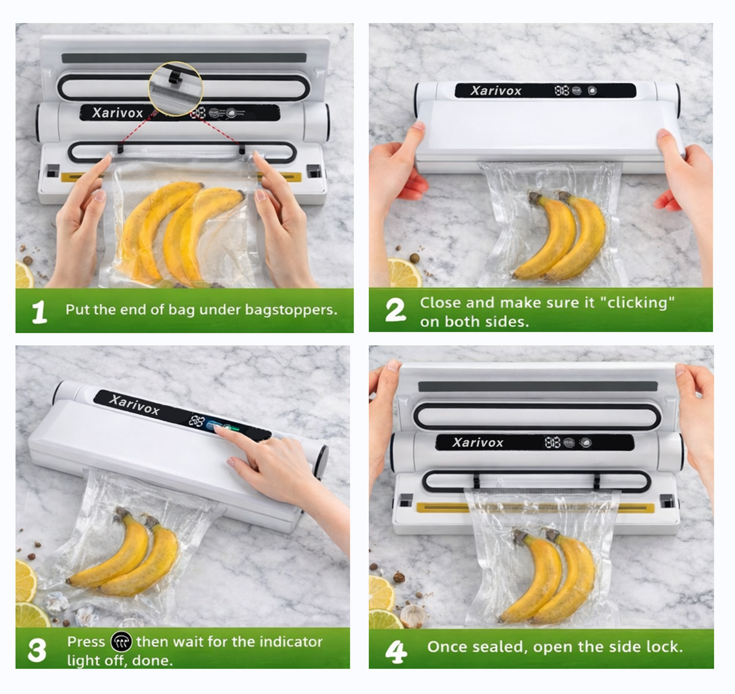 Xarivox® Food Vacuum Sealer Machine