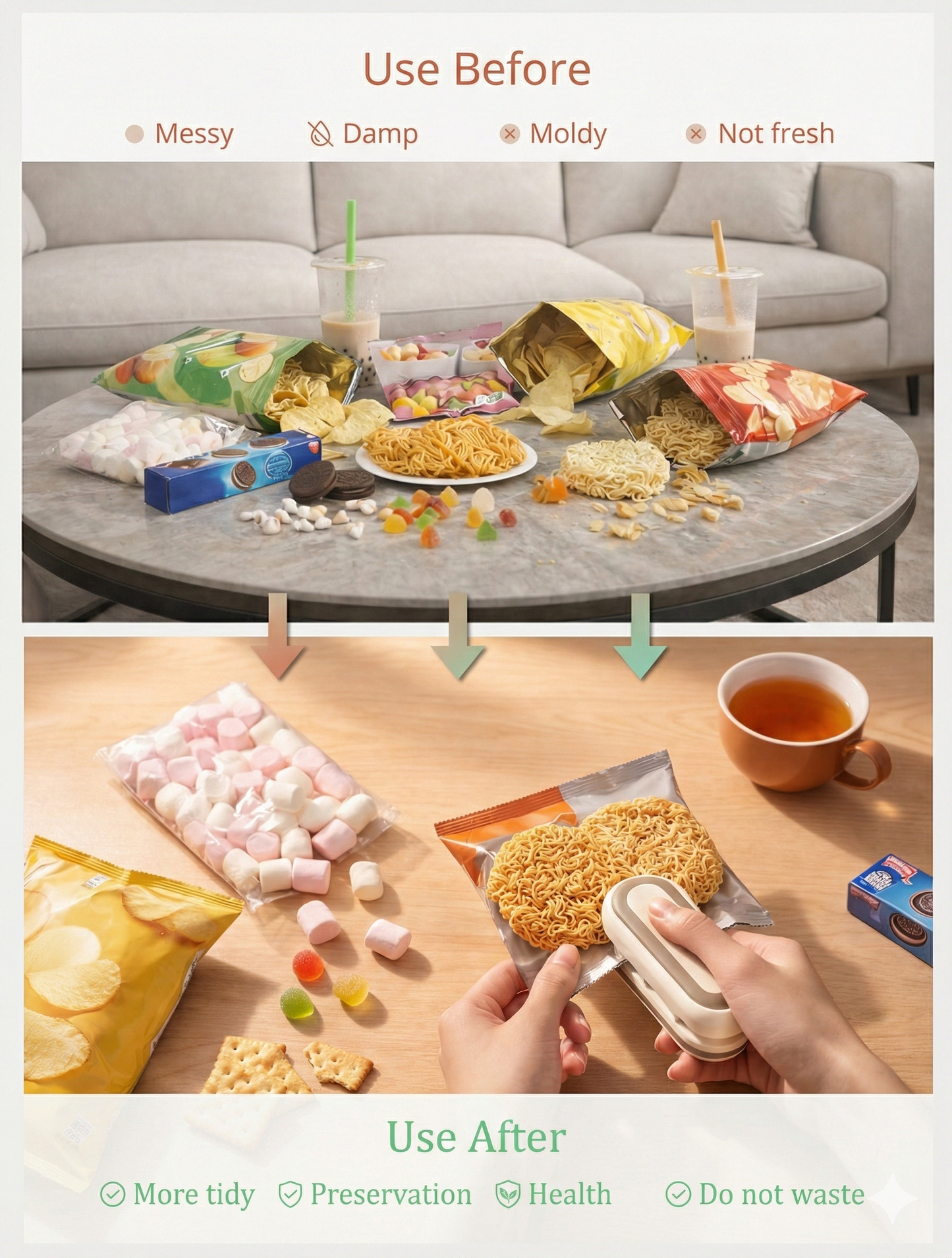 Xarivox® Mini Snack Sealer