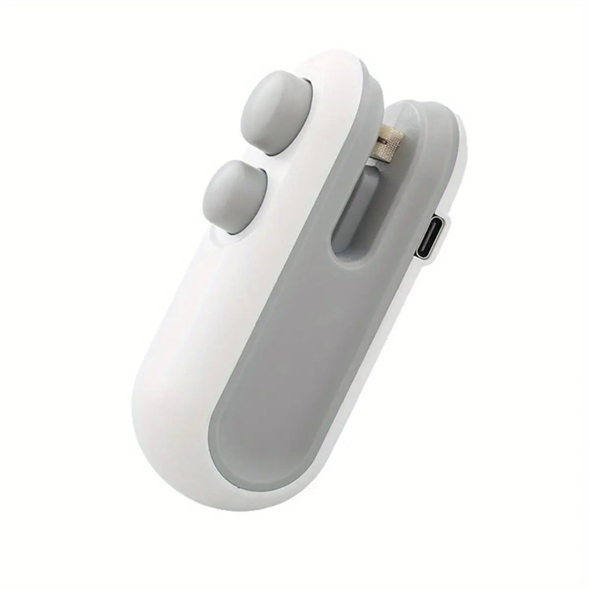 Remifa® Mini snack bag sealing machine,2 in 1 heat USB rechargeable snack bag selaer,plastic Electric bag sealers, keep food fresh. Portable Sealer Picnics