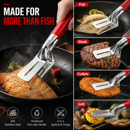 🎁Multi-Functional Stainless Steel Steak Spatula Clamp
