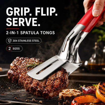 🎁Multi-Functional Stainless Steel Steak Spatula Clamp