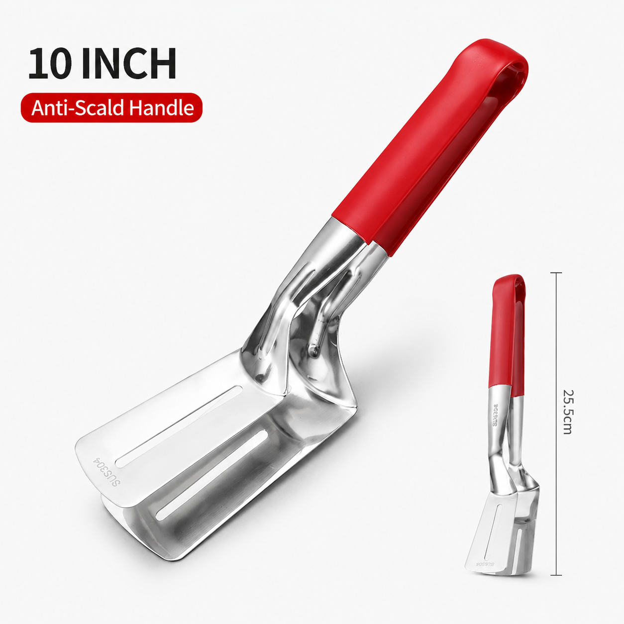 🎁Multi-Functional Stainless Steel Steak Spatula Clamp