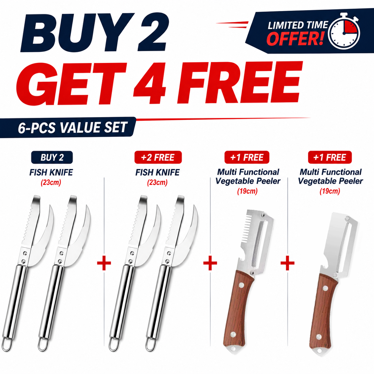 BUY 2 GET 4 FREE (6 PCS)