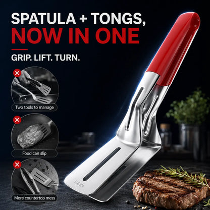 🎁Multi-Functional Stainless Steel Steak Spatula Clamp