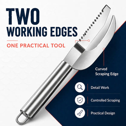 🔥Final 3 Hours: Buy 1, Get 3 FREE-Stainless Steel 3-in-1 Fish Cleaning Tool | Fish Maw Knife, Fish Scale Remover & Scraper for Kitchen