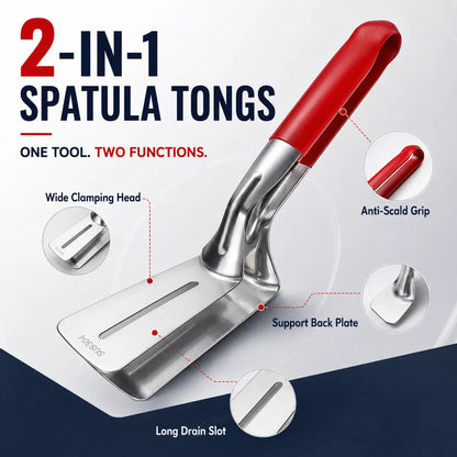 🎁Multi-Functional Stainless Steel Steak Spatula Clamp