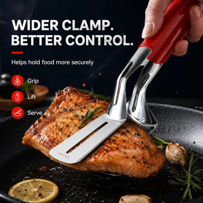 🎁Multi-Functional Stainless Steel Steak Spatula Clamp