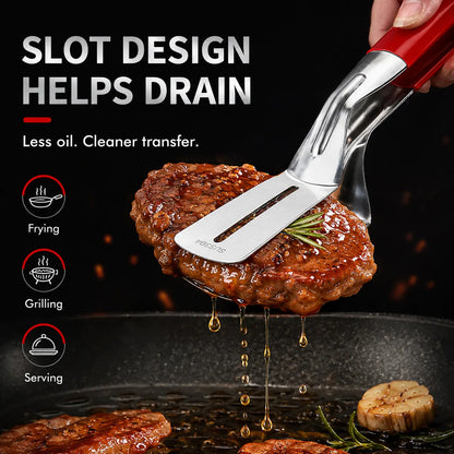 🎁Multi-Functional Stainless Steel Steak Spatula Clamp