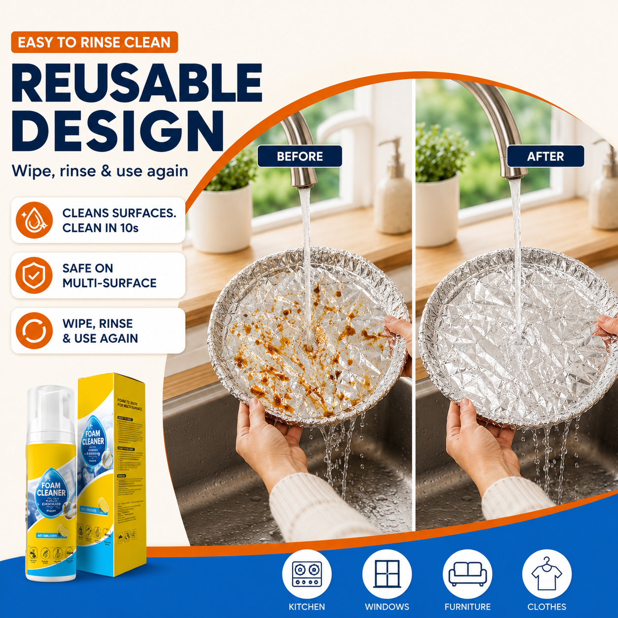 Reusable Heat-Locking Aluminum Foil Food Cover