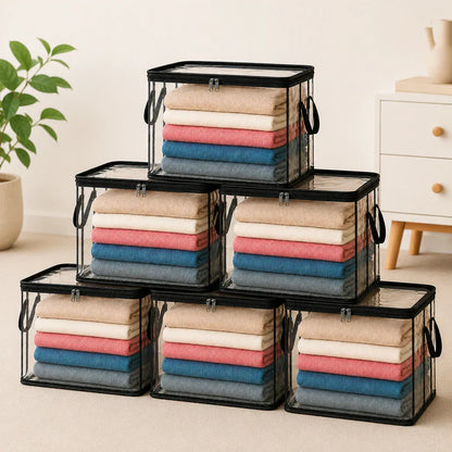 🎁💞LAST DAY 50% OFF ✨📦WYVCK®Large Heavy-Duty Thick Plastic Clear Storage