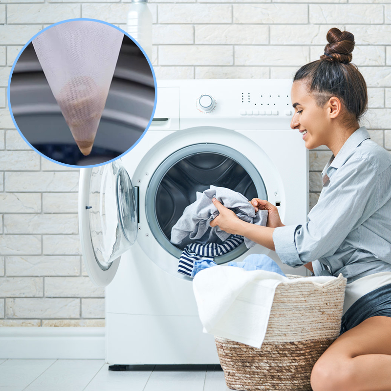 🔥Last Day 50% OFF🔥 - Upgraded Washing Machine Filter Bag Hair Removal Cleaning Floating Laundry Ball